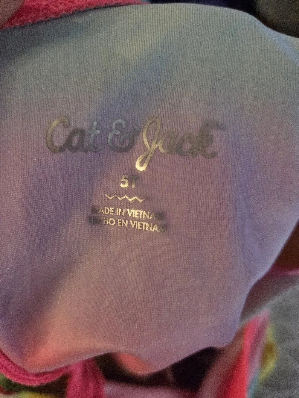 5t long sleeve tutu rainbow cat & jack swimsuit
